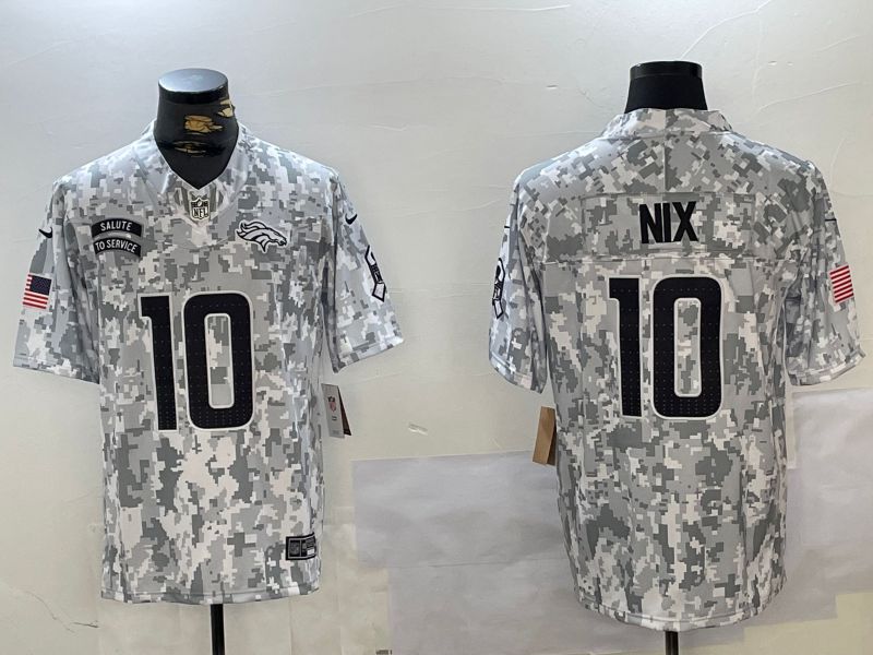 Men Denver Broncos #10 Nix Nike Arctic Camo 2024 Salute to Service Limited NFL Jersey->dallas cowboys->NFL Jersey